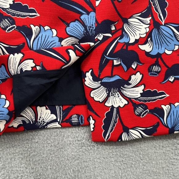 J Crew Floral Pencil Skirt Size 6 - Picture 7 of 11